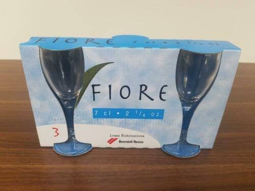 3 stuks nieuwe likeurglazen Fiore 7 cl, Glas of Glazen, Nieuw, Ophalen of Verzenden, Glas