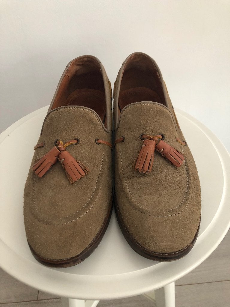 Suède loafers van Hudson, Loafers, Overige kleuren, Ophalen of Verzenden, Zo goed als nieuw
