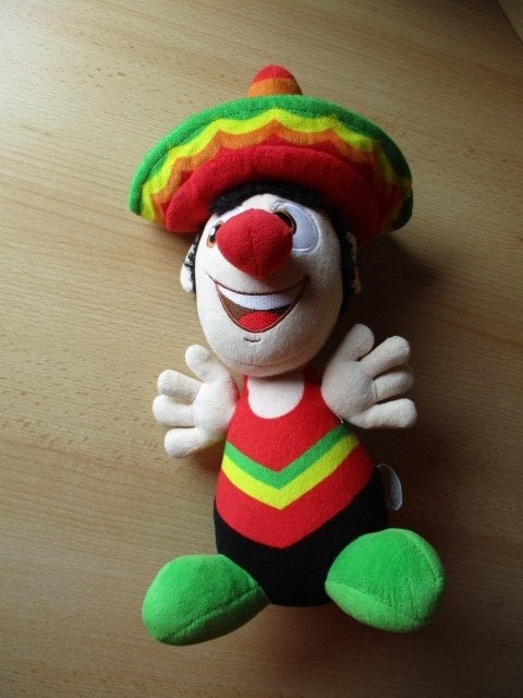 Efteling Jokie pluche  Mexicaan  30cm, Ophalen of Verzenden, Zo goed als nieuw, Overige typen