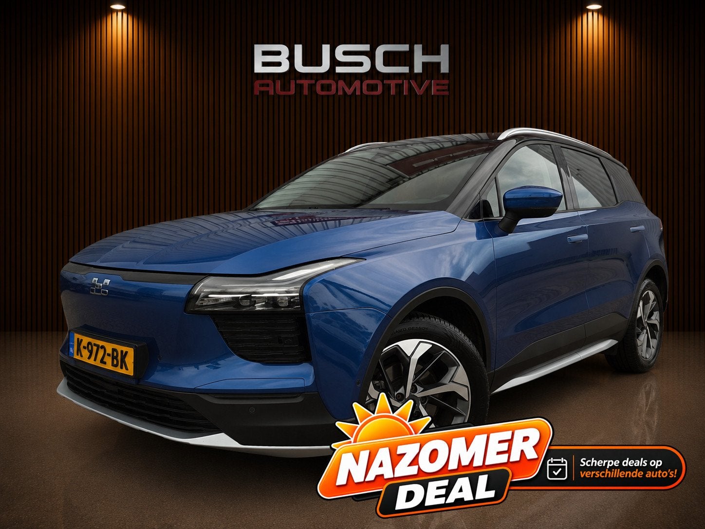 Aiways U5 63kWh Showroom |360° Camera | Apple CarPlay | ACC, Auto's, Aiways, Dealer onderhouden, U5, Gebruikt, Zwart