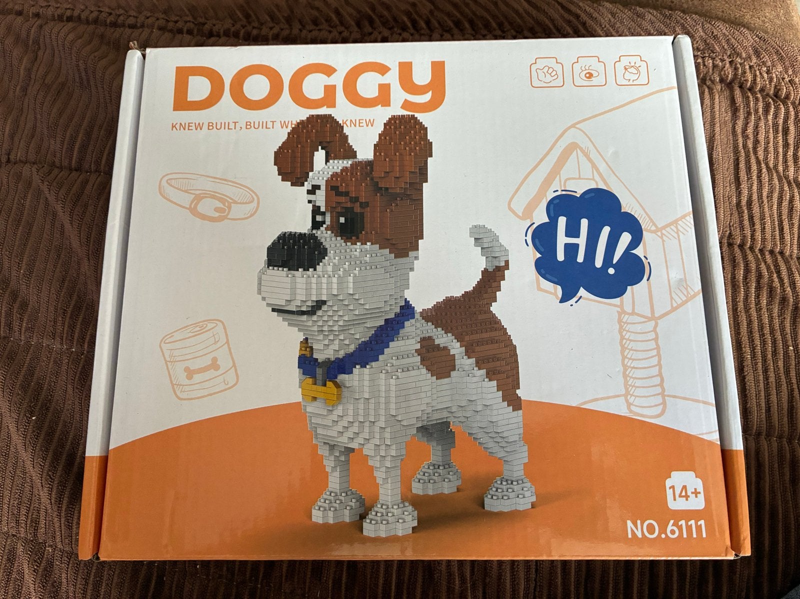 DOGGY Bouwset - Micro Bouwstenen/lego  Hond (NO.6111), Ophalen of Verzenden, Nieuw, Overige merken