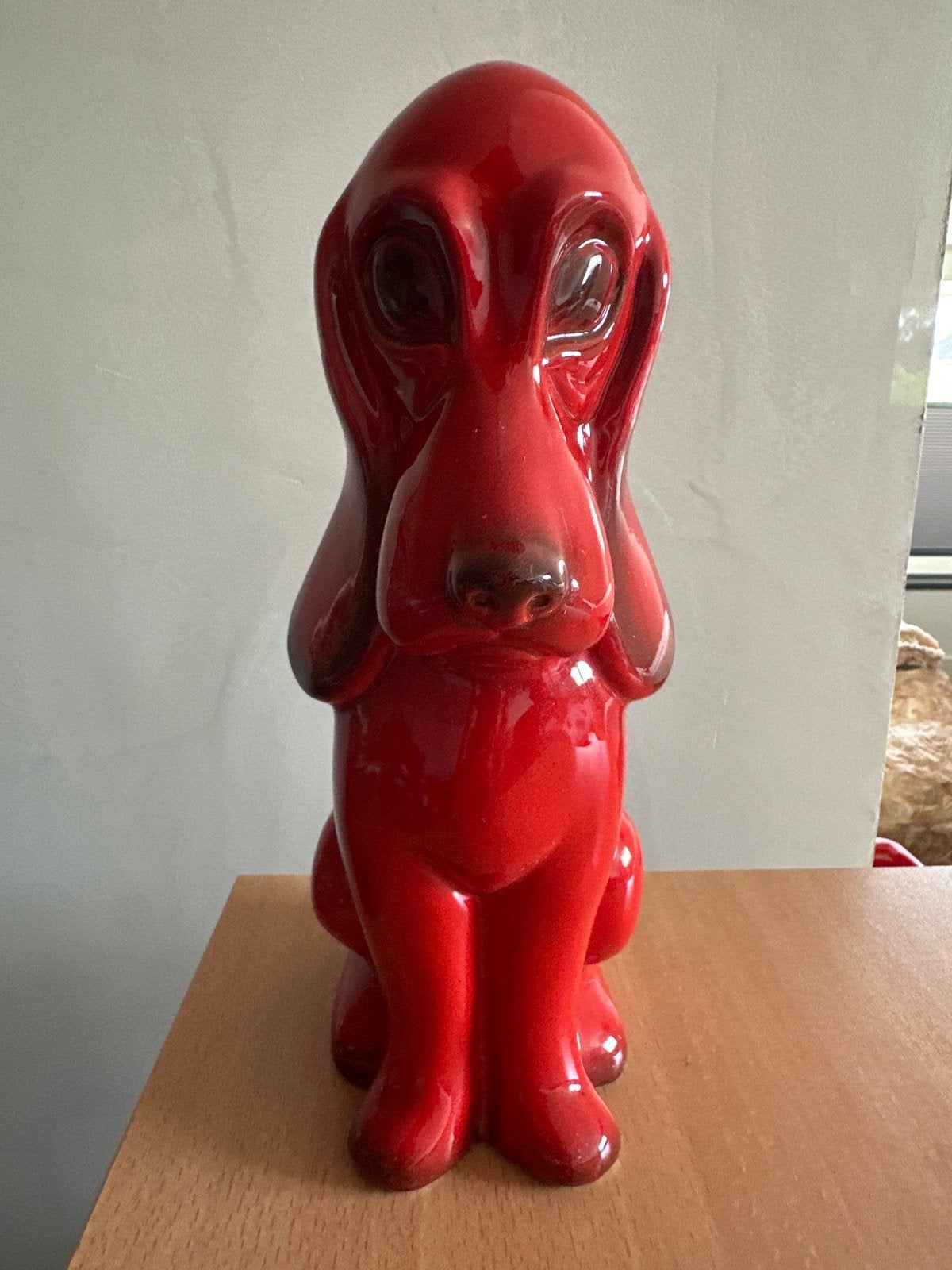 Jema Basset Hond van Aardewerk - Rode Glazuur, Ophalen