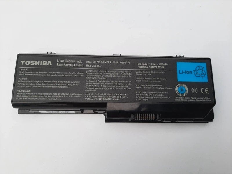 Toshiba PA3536U-1BRS Accu voor diverse laptops, Computers en Software, Ophalen of Verzenden, Gebruikt, Toshiba