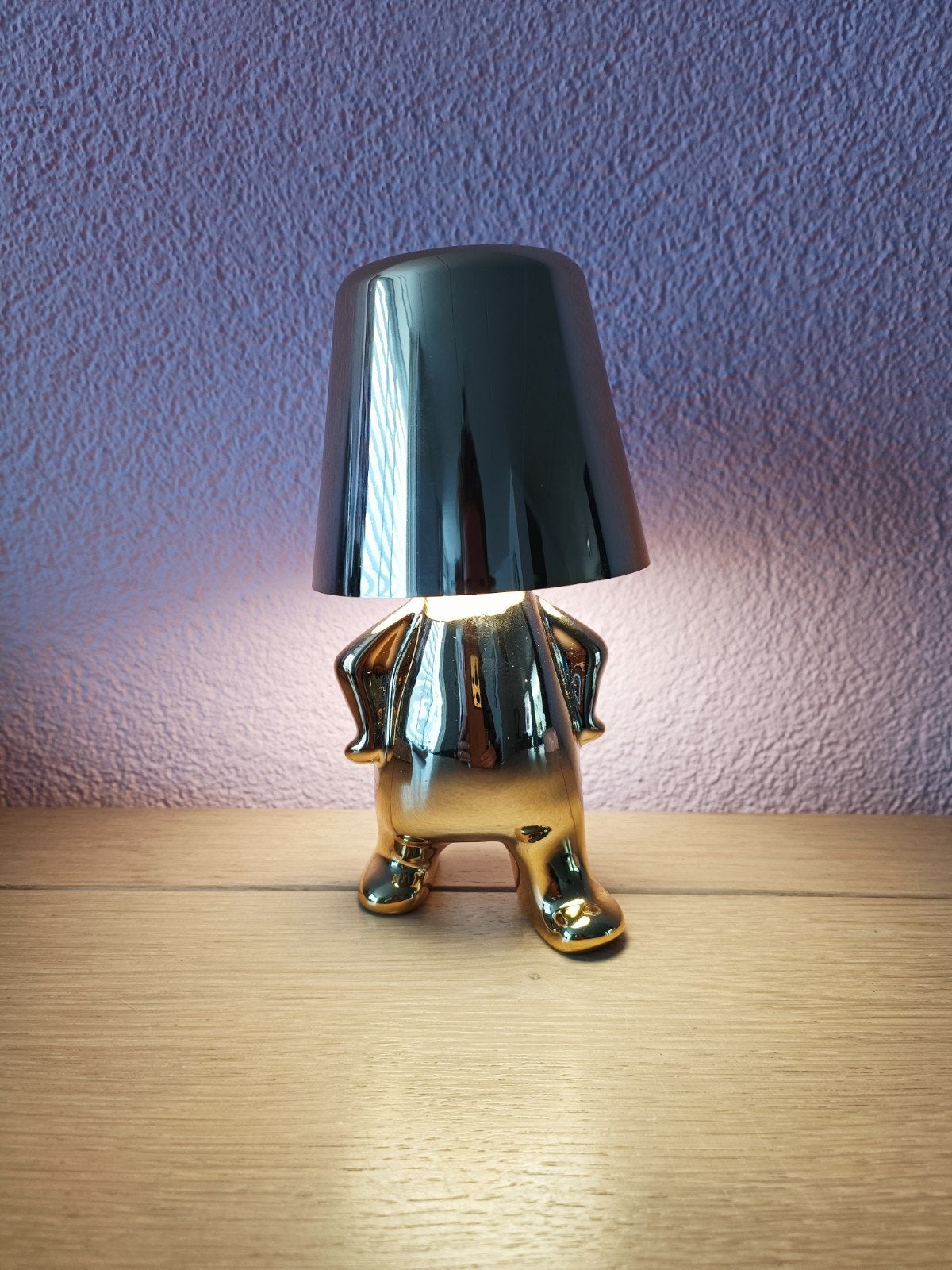 Lamp mannetje, Huis en Inrichting, Ophalen of Verzenden, Zo goed als nieuw, Minder dan 50 cm