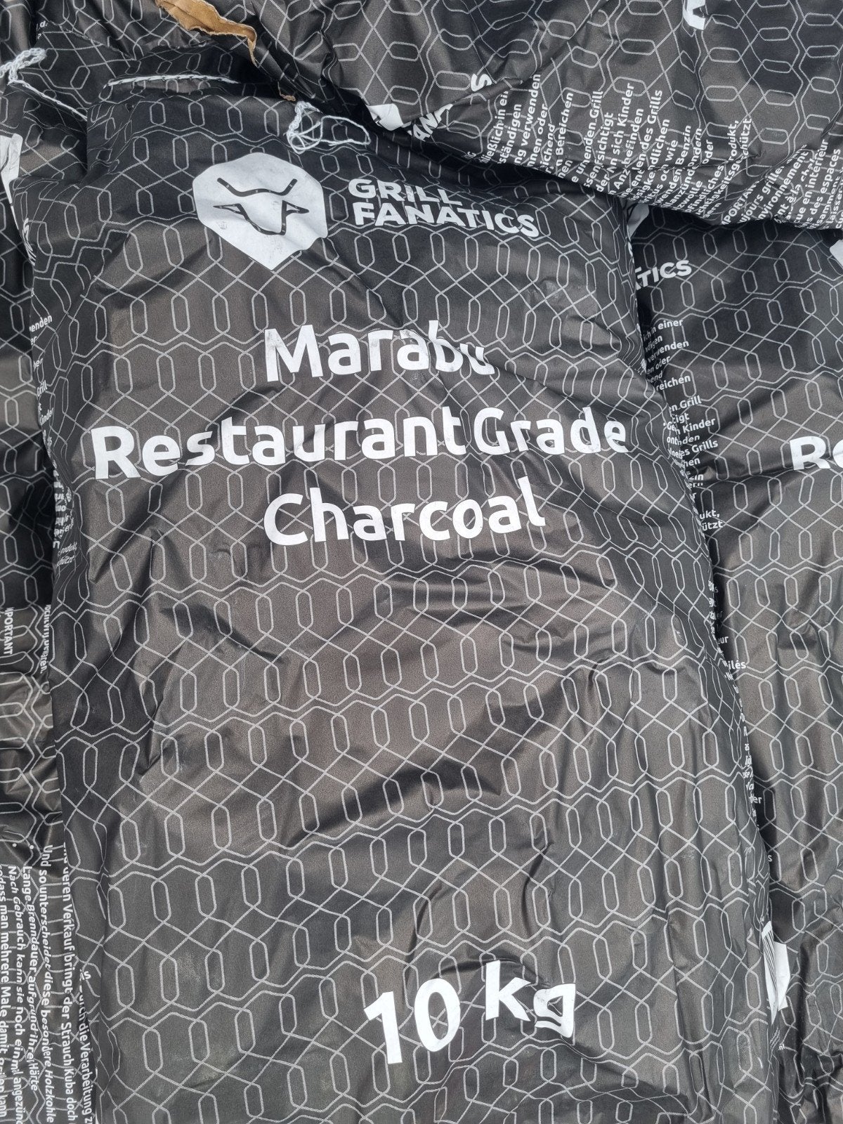 Grill Fanatics Marabu Houtskool Restaurant Kwaliteit 10kg, Ophalen, Nieuw, Grill Fanatics