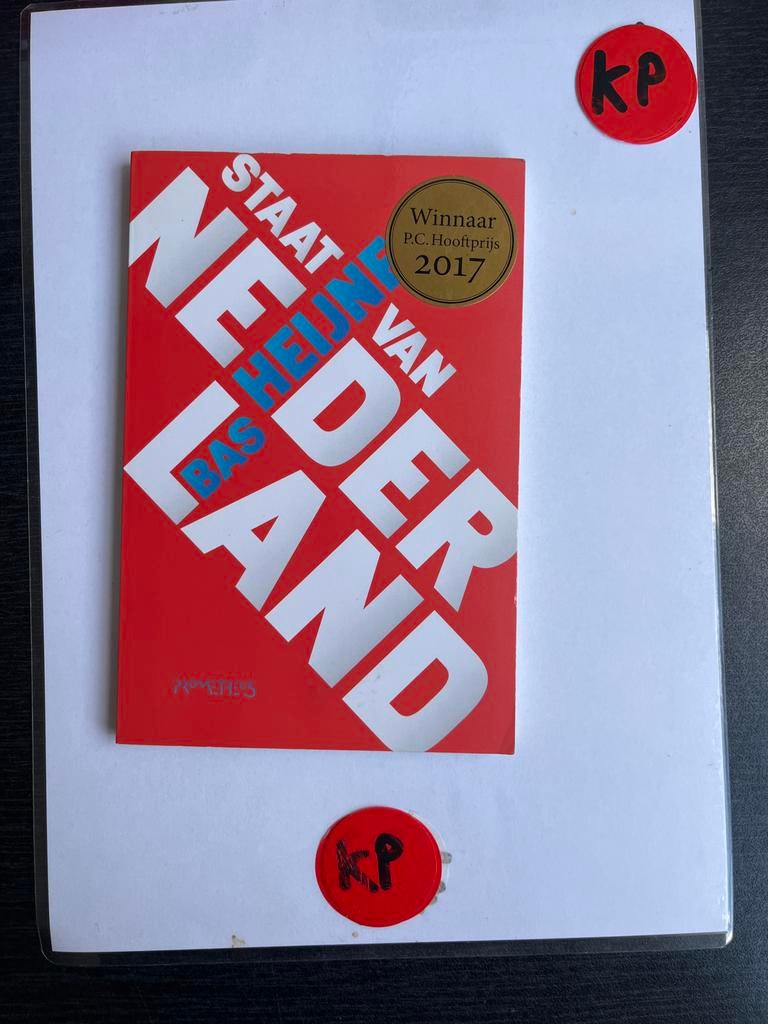 Staat van Nederland - Bas Heijne (P.C. Hooftprijs 2017), Ophalen of Verzenden, Zo goed als nieuw, Nederland