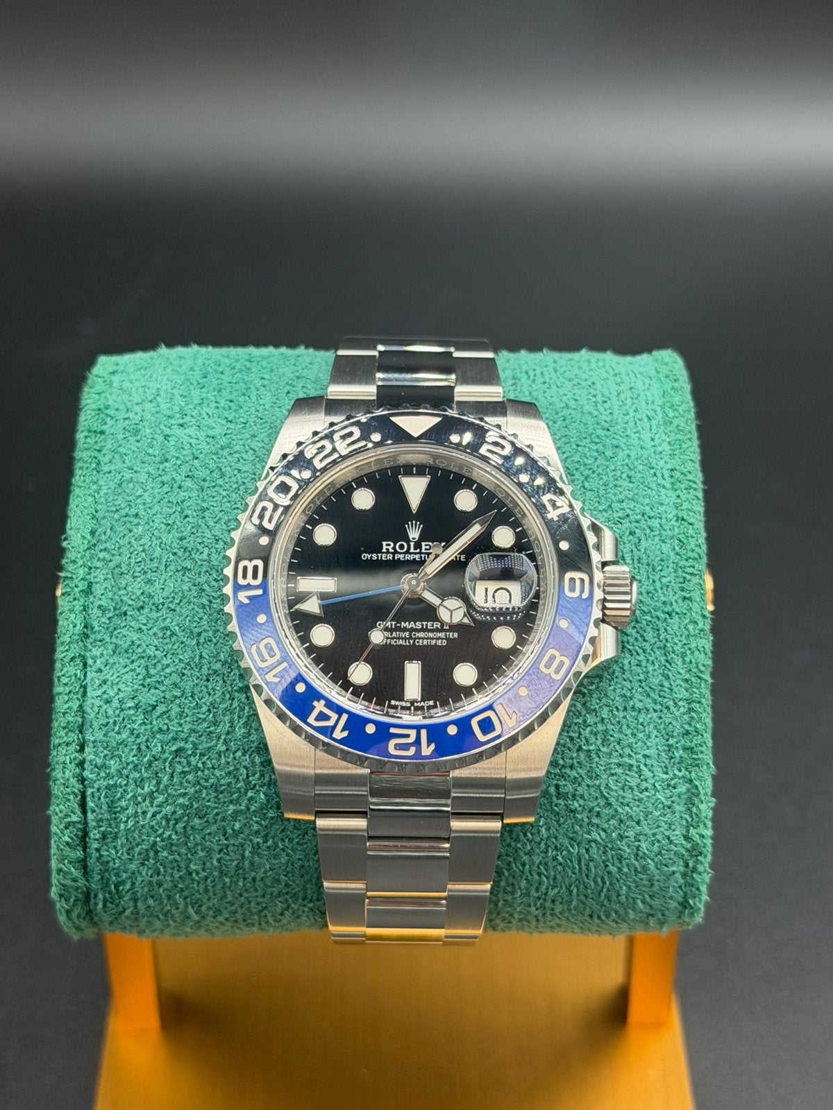 Rolex Gmt Master 2 116710 / 2013 Batman (Fullset), Ophalen of Verzenden, Zo goed als nieuw, Staal, Rolex