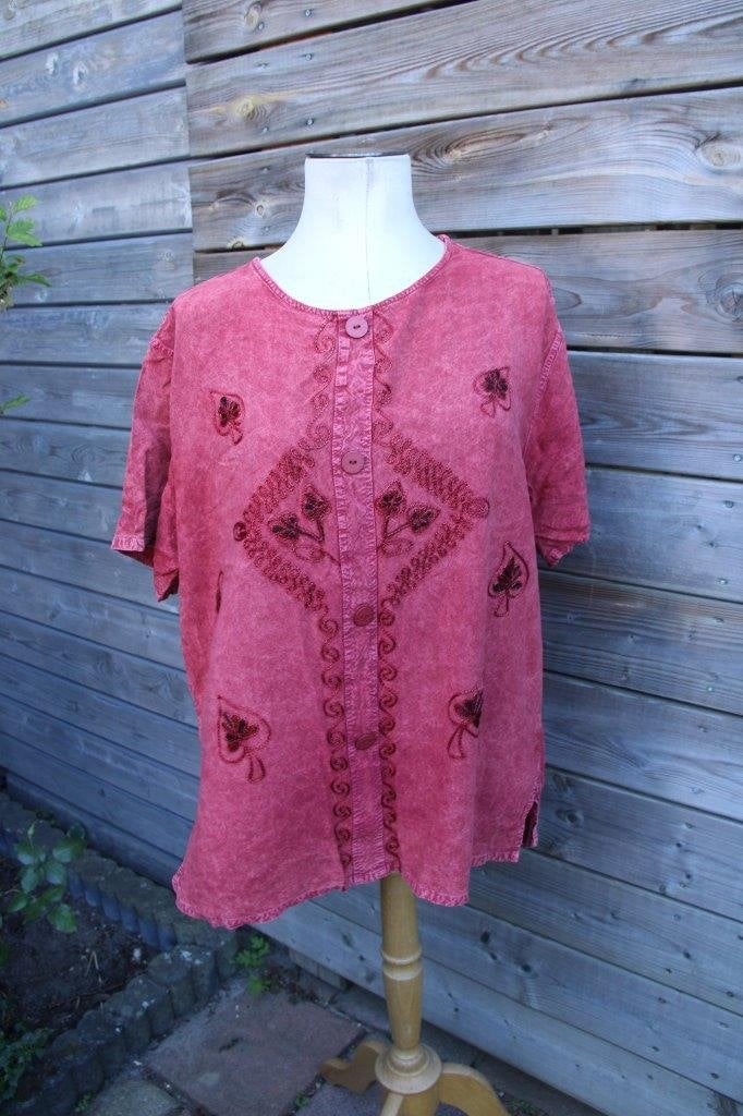 Tuniek rood Vin Yuoli India mt XXL Vaste prijs, Kleding | Dames, Maat 46/48 (XL) of groter, Ophalen of Verzenden, Zo goed als nieuw