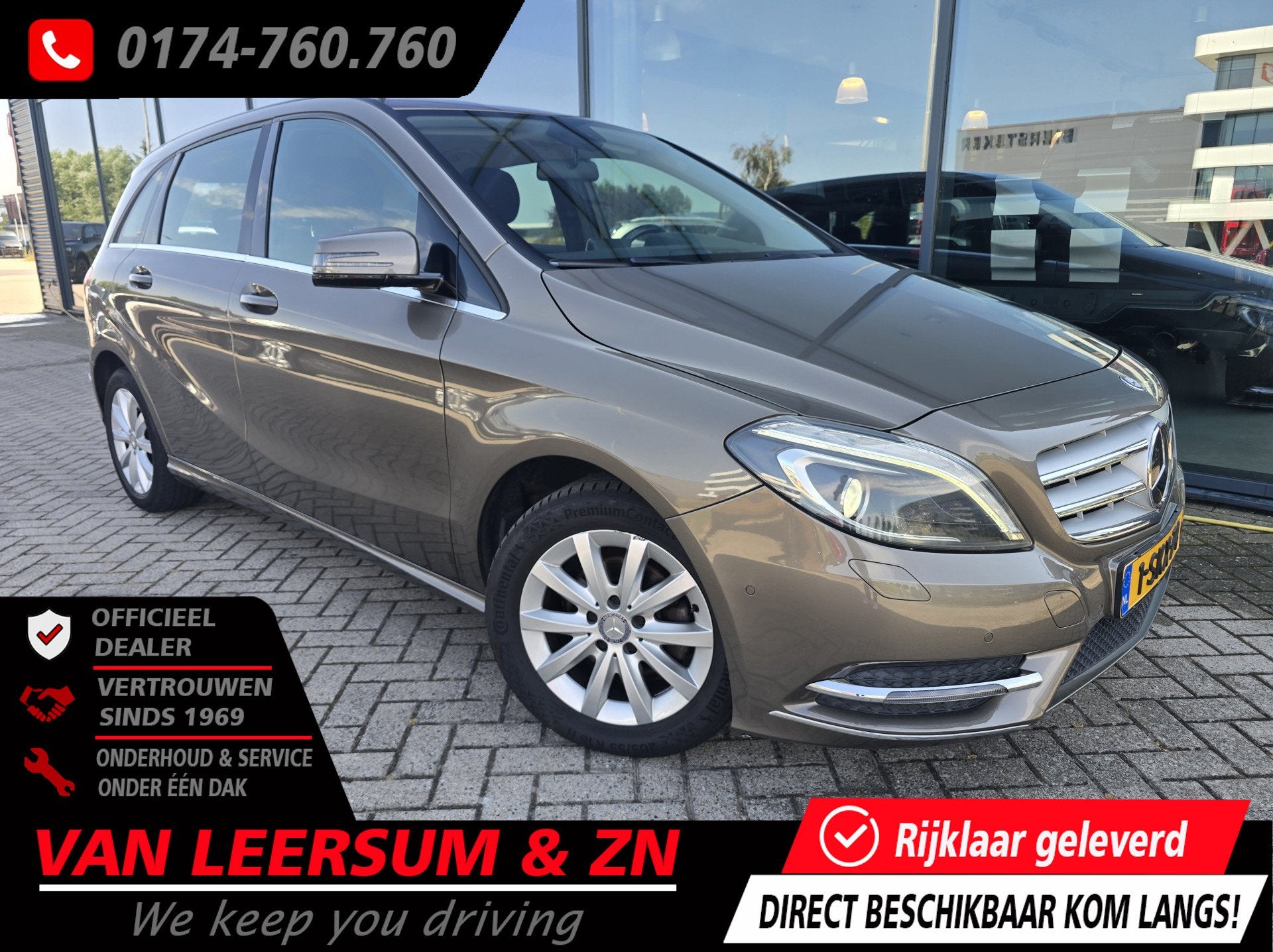 Mercedes-Benz B-Klasse 180 Ambition Navi Bi-xenon PDC Airco, Auto's, Voorwielaandrijving, Stof, Gebruikt, 4 cilinders