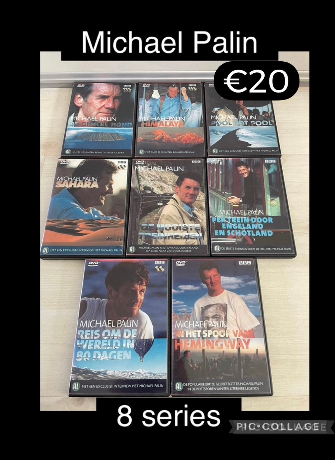 Michael Palin DVD Boxset - 8 series, Cd's en Dvd's, Alle leeftijden, Nederlands, Ophalen of Verzenden, Zo goed als nieuw