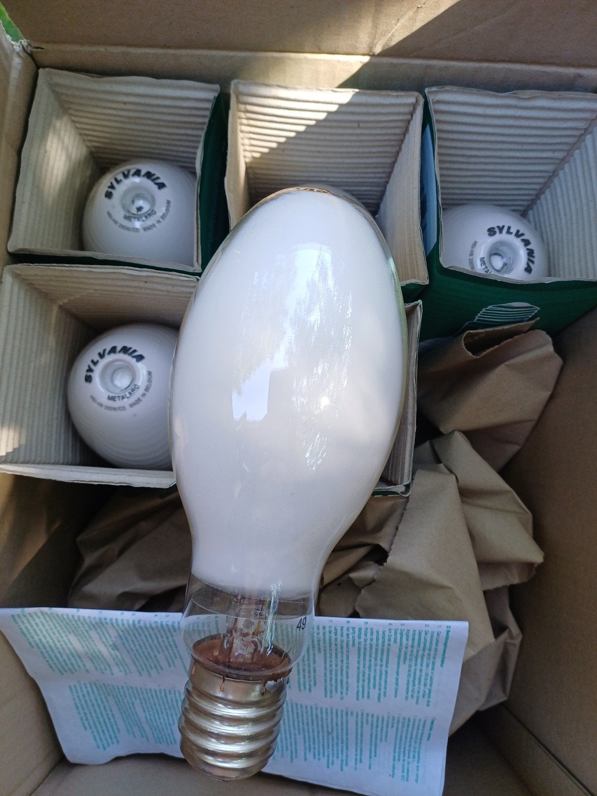 5x Sylvania Metalarc 250 Watt, Overige typen, Nieuw, Ophalen of Verzenden, Sylvania