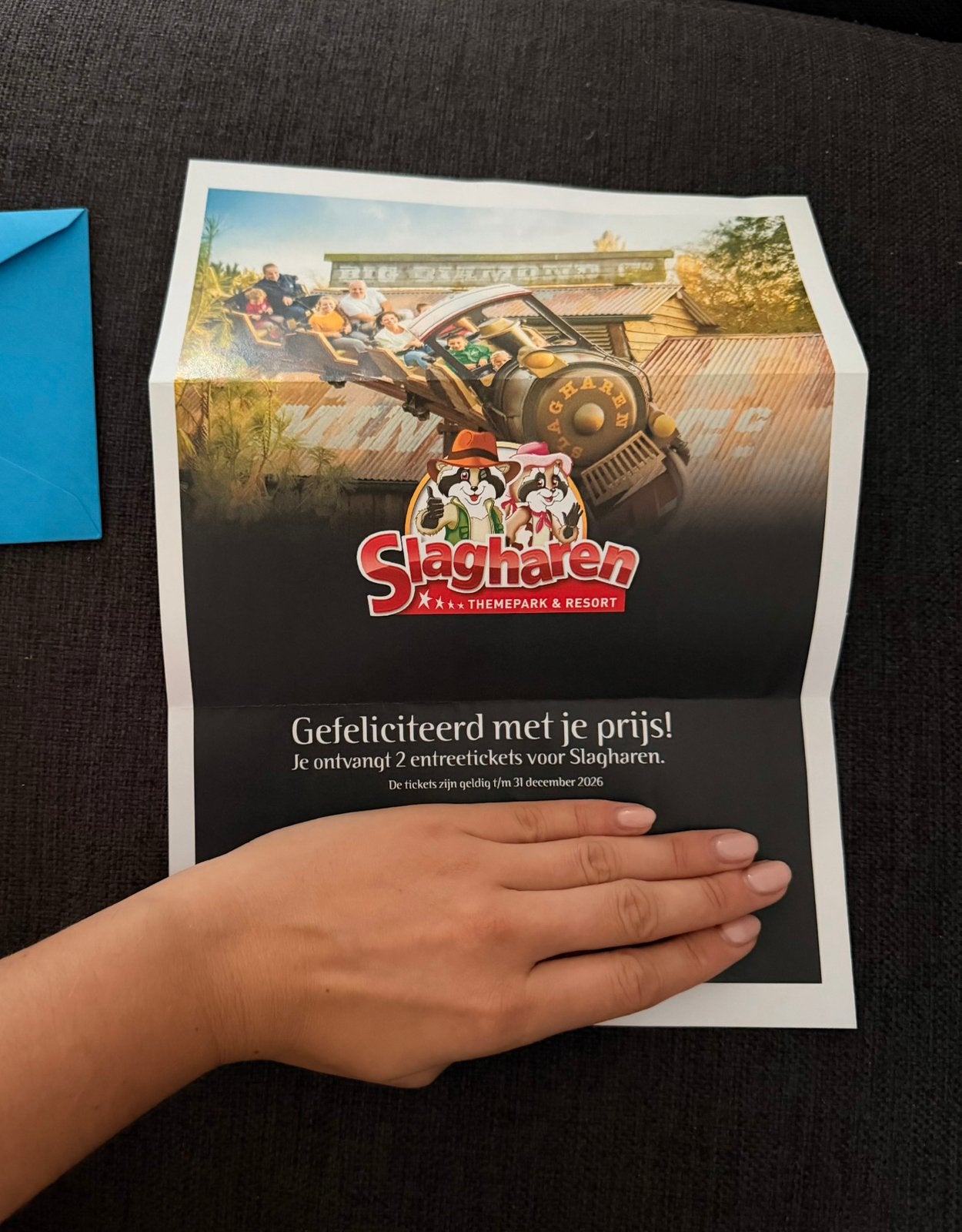 Entree tickets slagharen 2 stuks, Drie personen of meer, Ticket of Toegangskaart