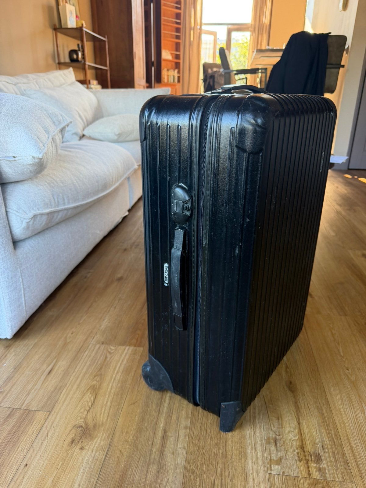 Vintage rimowa koffer zwart, Sieraden, Tassen en Uiterlijk, Koffers, Ophalen, Zo goed als nieuw, Hard kunststof