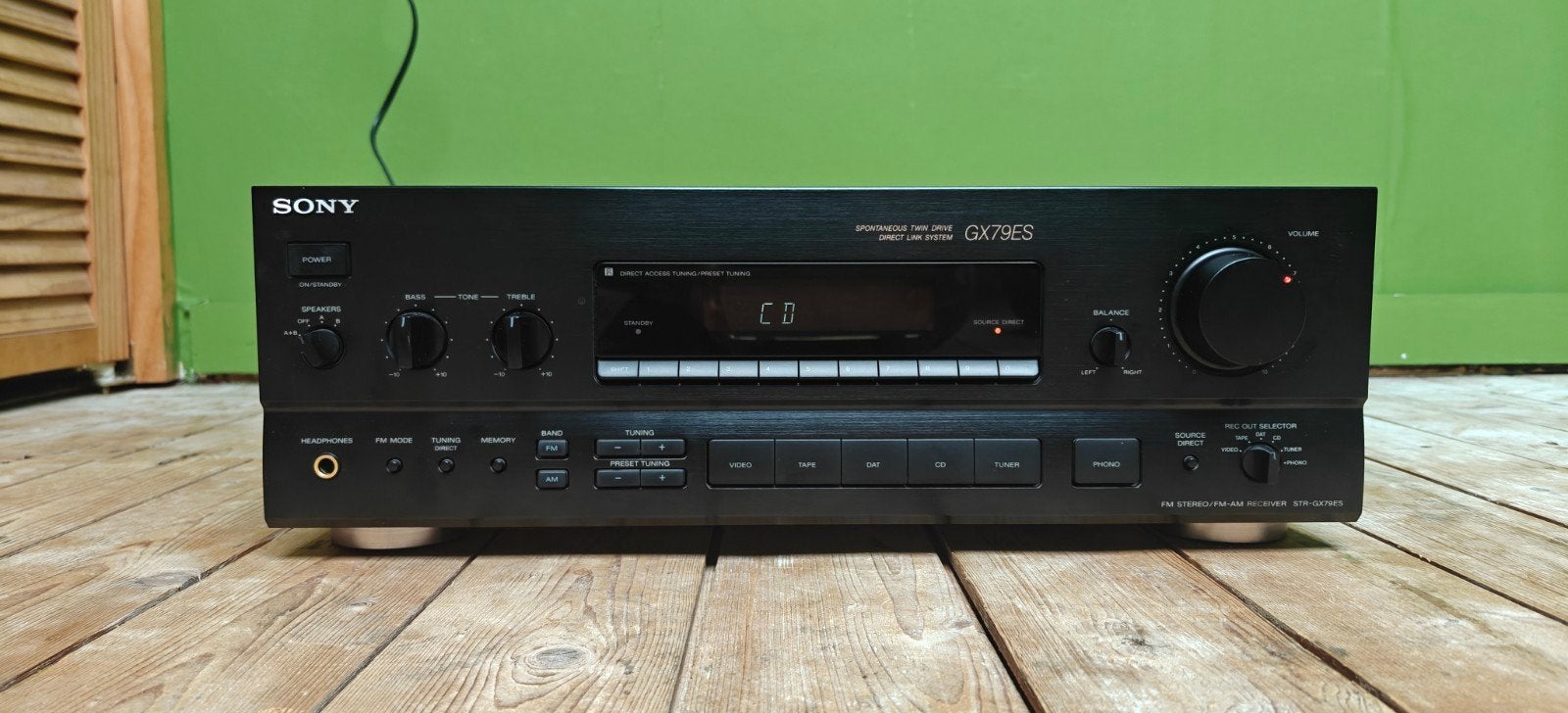 Sony STR-GX79ES vintage hifi receiver versterker 2x70W, Ophalen, Gebruikt, 60 tot 120 watt, Sony