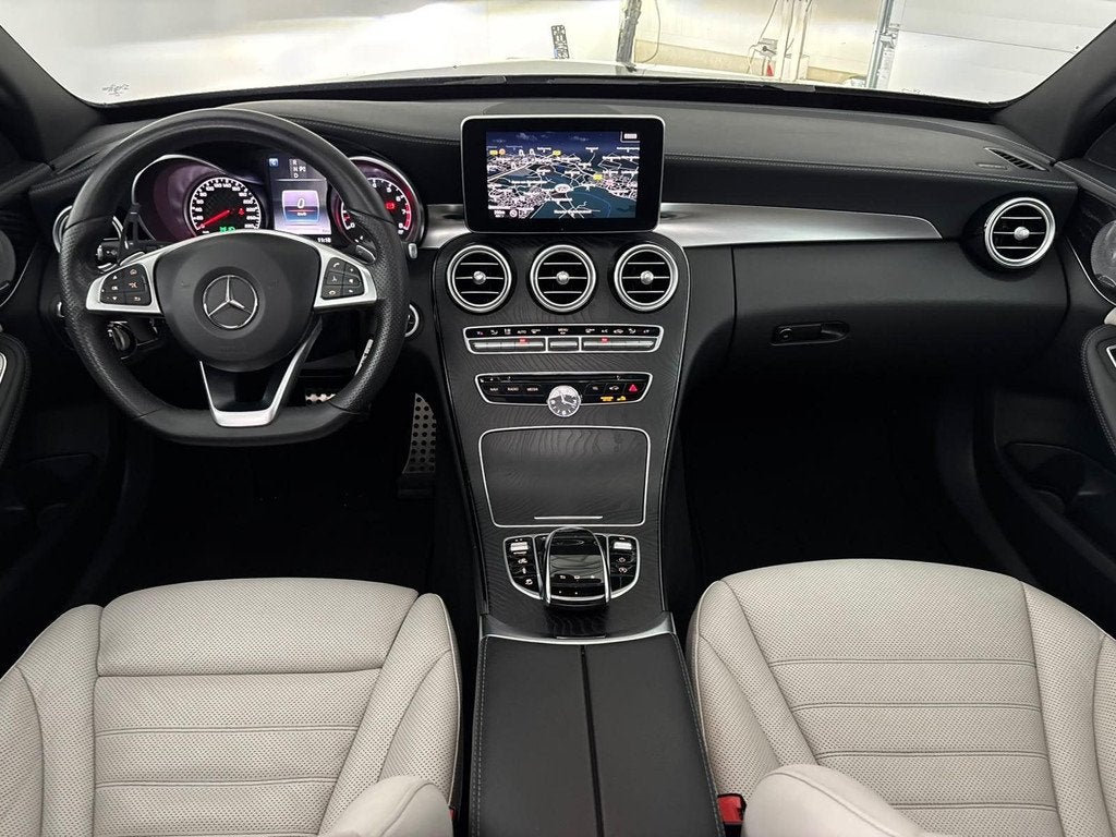 Mercedes-Benz C-klasse Estate 450 AMG 4MATIC | SCHUIF-KANTEL, Auto's, Mercedes-Benz, Stof, Euro 6, 367 pk, Automatische klimaatregeling