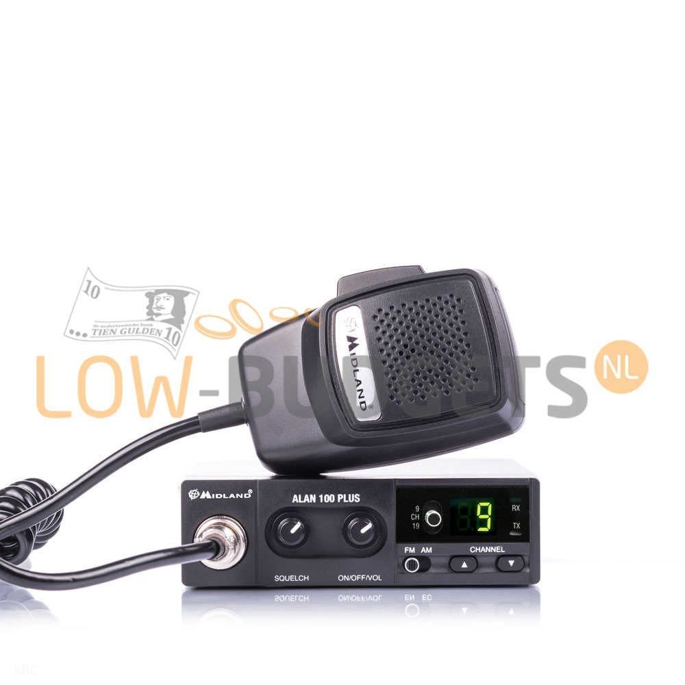 Midland Alan 100 Plus B CB Radio met AM/FM 4W, Verzenden, Nieuw