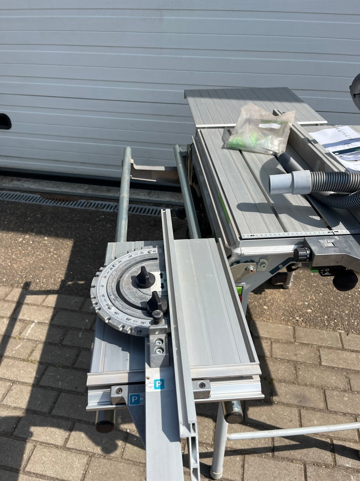 Festool CS 70 EBG Precisio Tafelzaag met toebehoren, Ophalen, Cirkelzaag, 70 mm of meer, Zo goed als nieuw