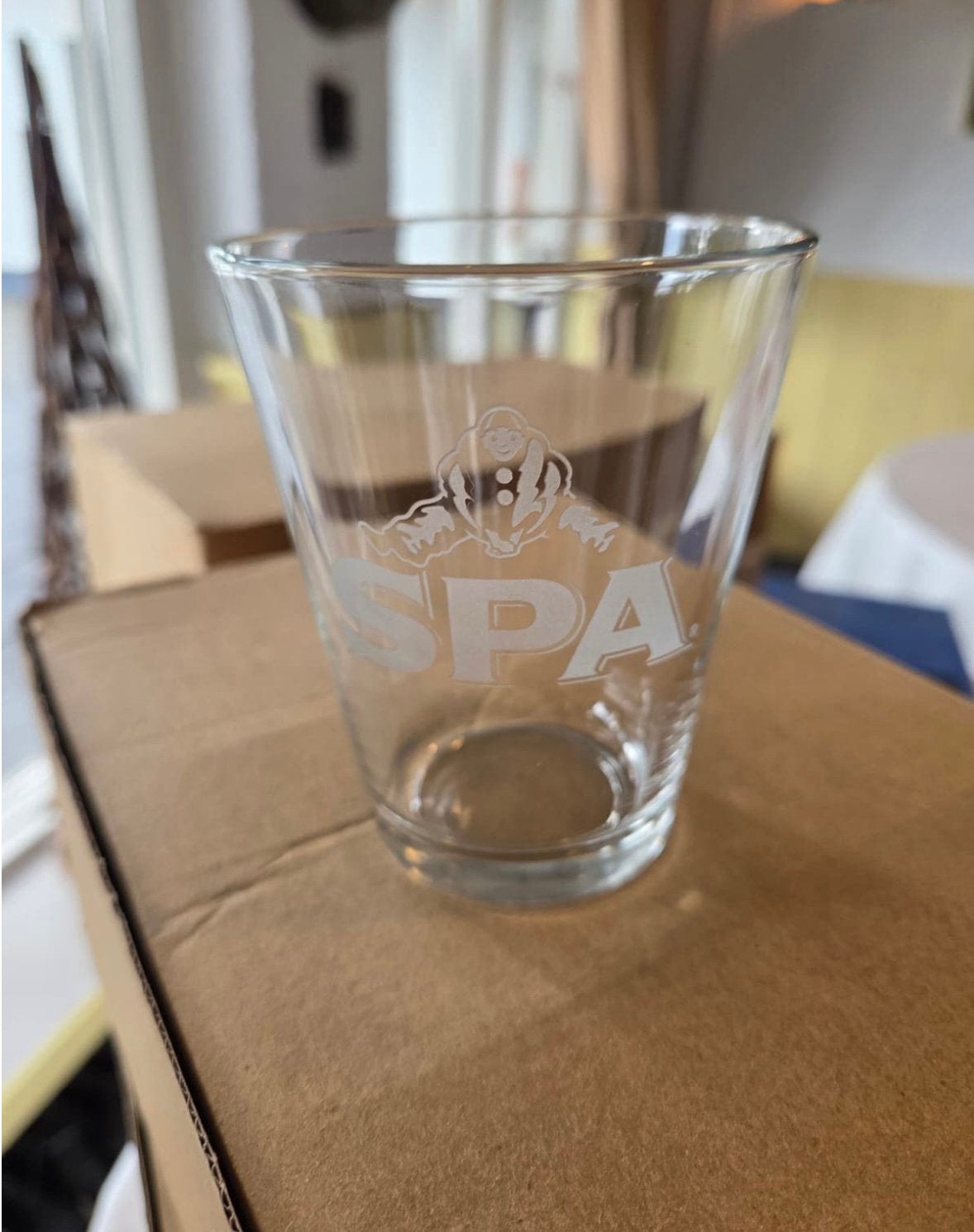 Nieuwe Spa glazen, 8 dozen, per doos 6 glazen, Ophalen, Nieuw, Waterglas