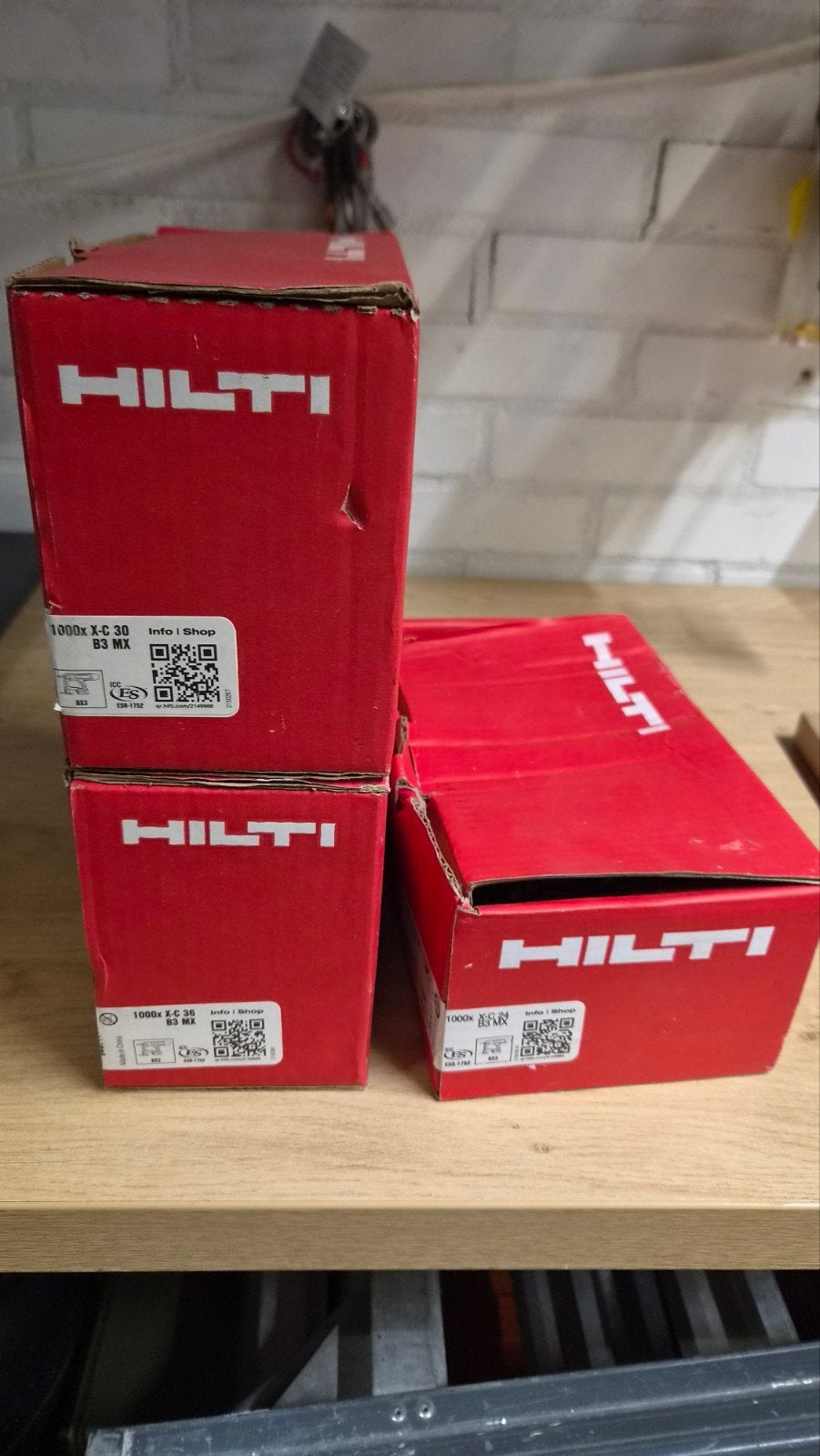 Hilti schietnagels 3 dozen GX 3, Ophalen of Verzenden, Nieuw, Minder dan 50 mm