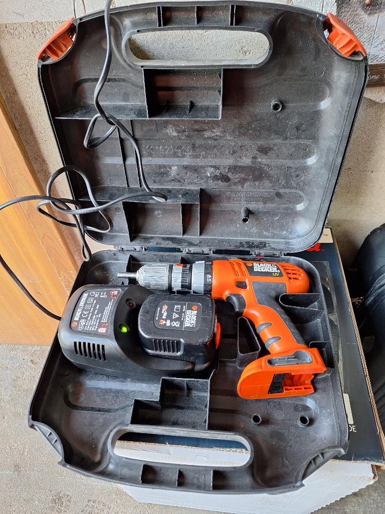 accuboormachine  Black&Decker, Ophalen, Gebruikt, Variabele snelheid, Boor- en Schroefmachine