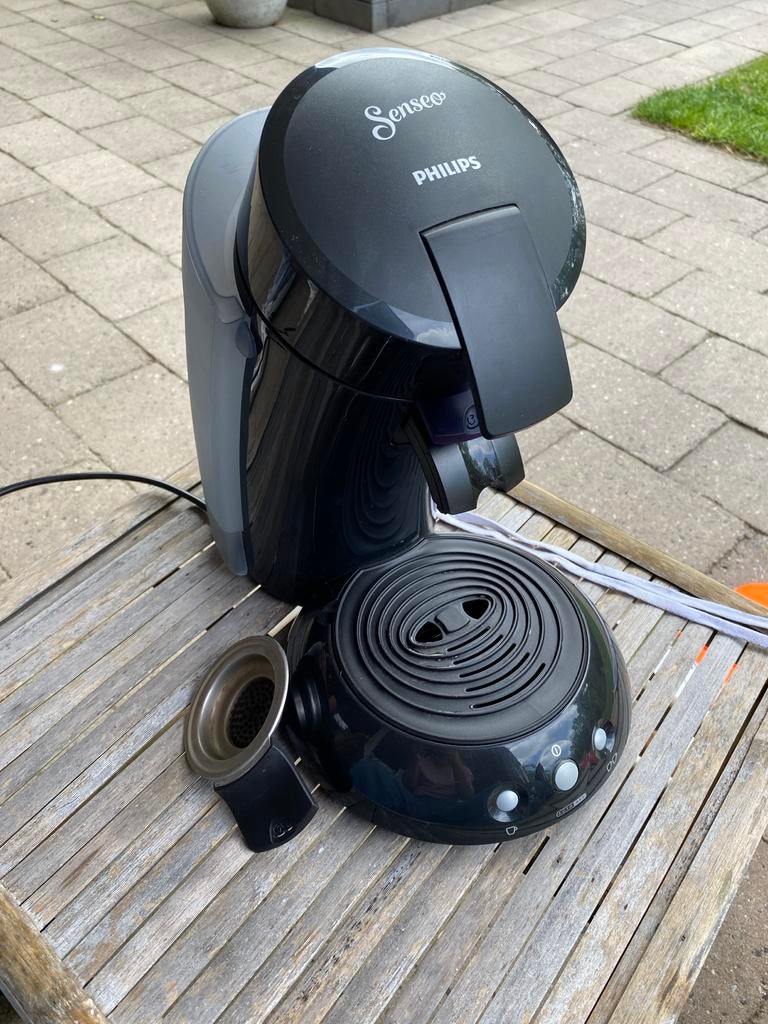 Philips Senseo Original Koffiepadmachine Zwart, Witgoed en Apparatuur, Ophalen, Gebruikt, Koffiemachine, 2 tot 4 kopjes