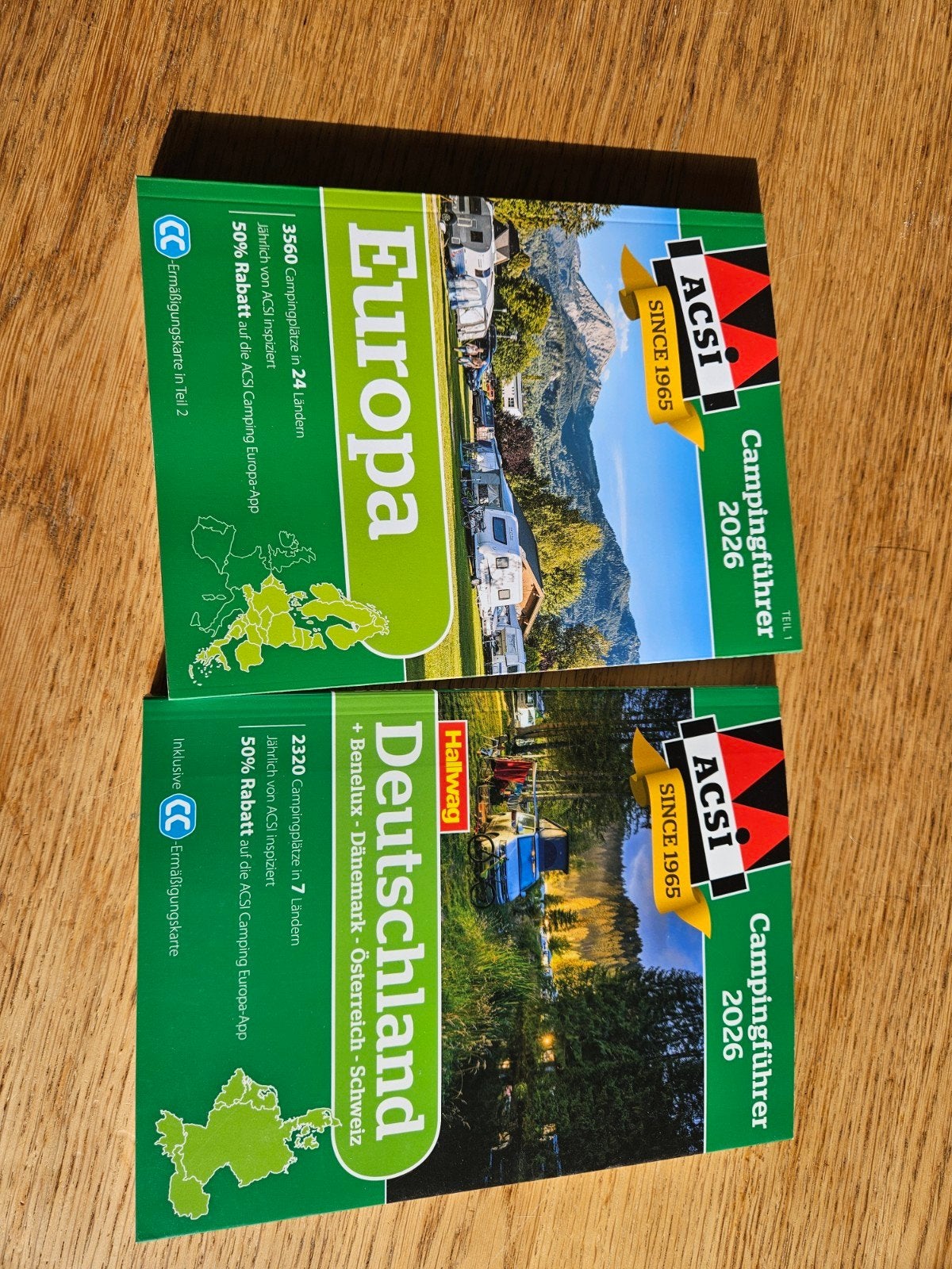 Acsi gidsen met campingcard, Ophalen, Europa, Reisgids of -boek, Overige merken