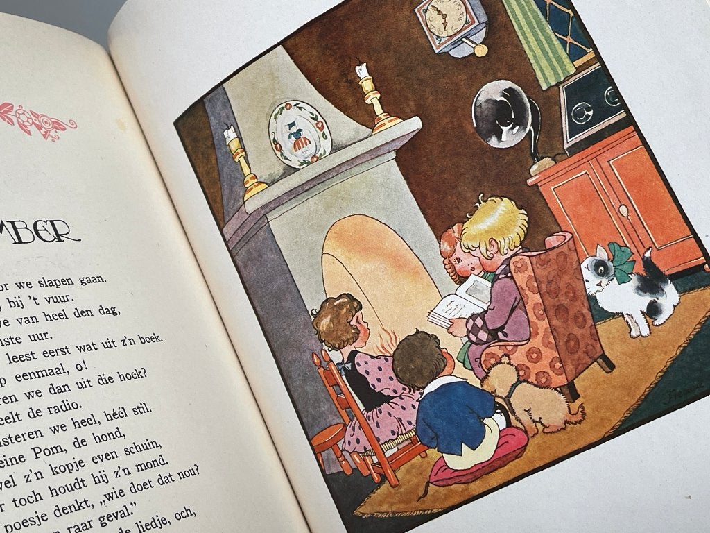 't jaartje rond versjes van Martien Beversluis / ca. 1930, Antiek en Kunst, Ophalen of Verzenden