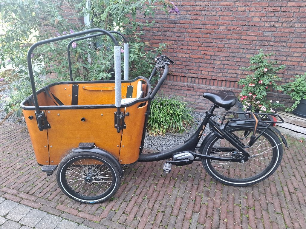 Elektrische bakfiets Vogue Superior 3 deluxe, 4 kinderen of meer, Zo goed als nieuw, Elektrisch, Schijfrem
