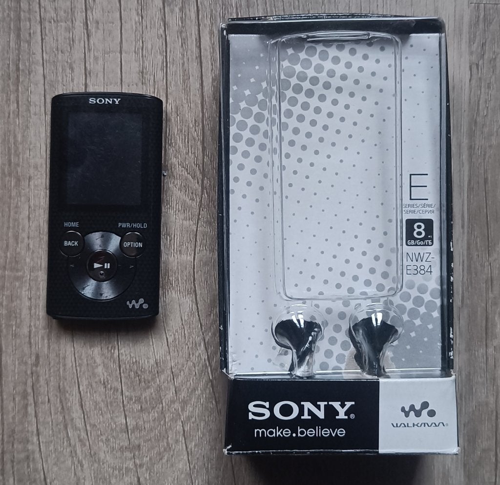 Mp3 Speler / Walkman / Sony, Overige types, Gebruikt, Zwart, 2 tot 10 GB