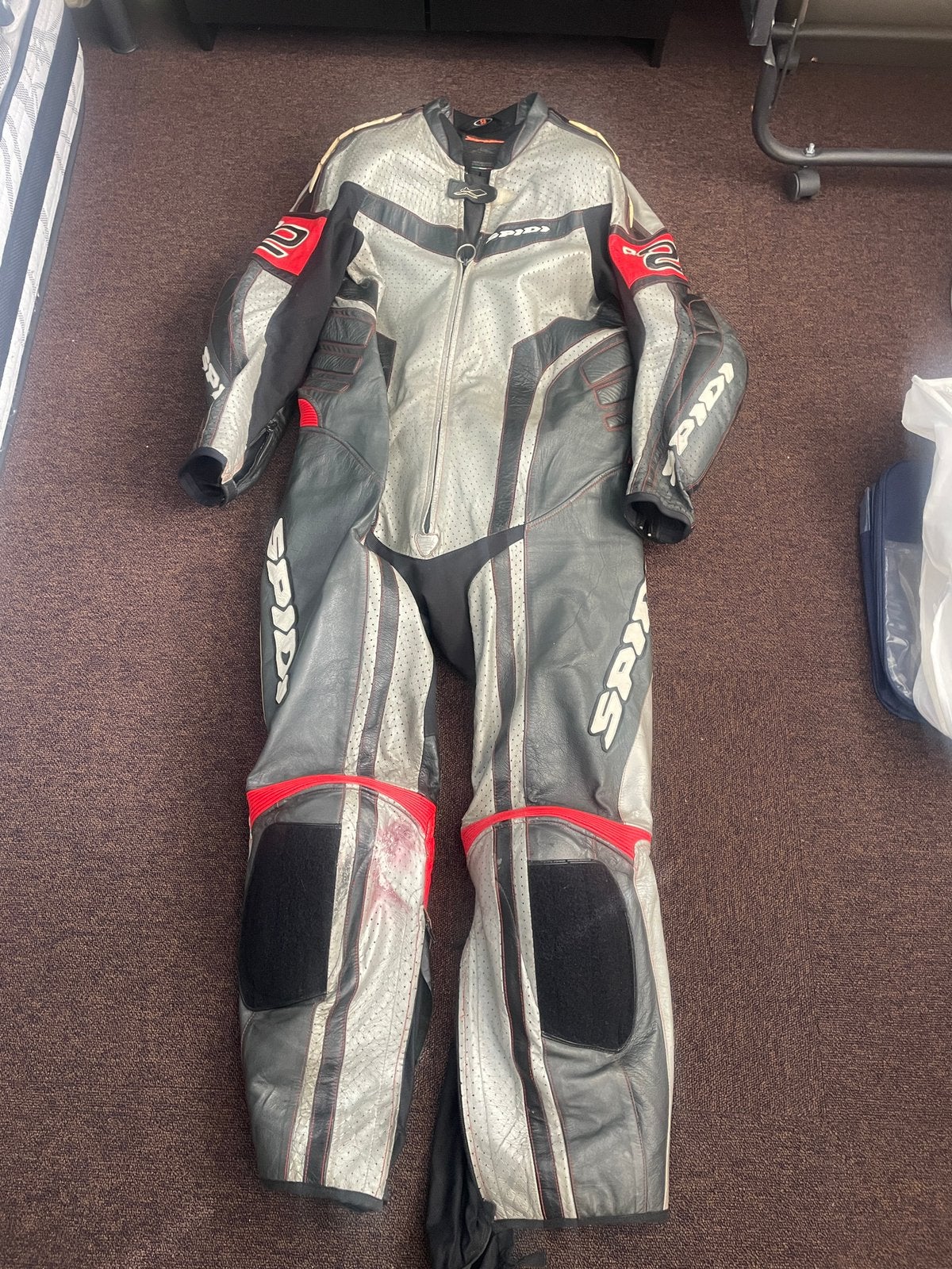 Groot Spidi motorpak (maat 58) in goede staat, Motoren, Kleding | Motorkleding, Ophalen of Verzenden, Tweedehands, Heren, Overall