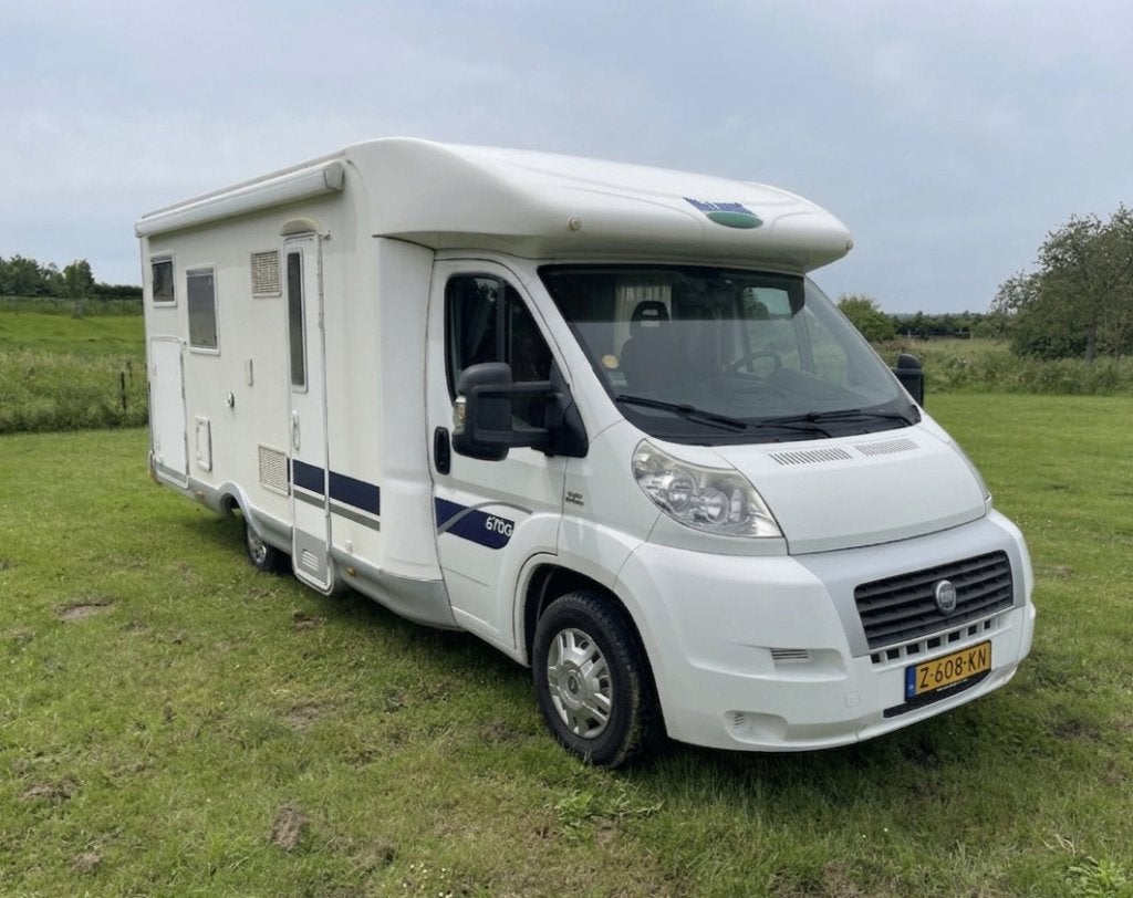 Fiat Ducato Camper – XXL Garage – Groot vast Bed – 130pk, Caravans en Kamperen, Campers, Ringverwarming, Particulier, Luifel, 5 tot 6 meter