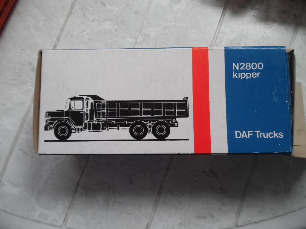 LIon Car DAF N2800 kipper met originele  doos nr 71, Ophalen of Verzenden, Gebruikt, Bus of Vrachtwagen, Lion Toys