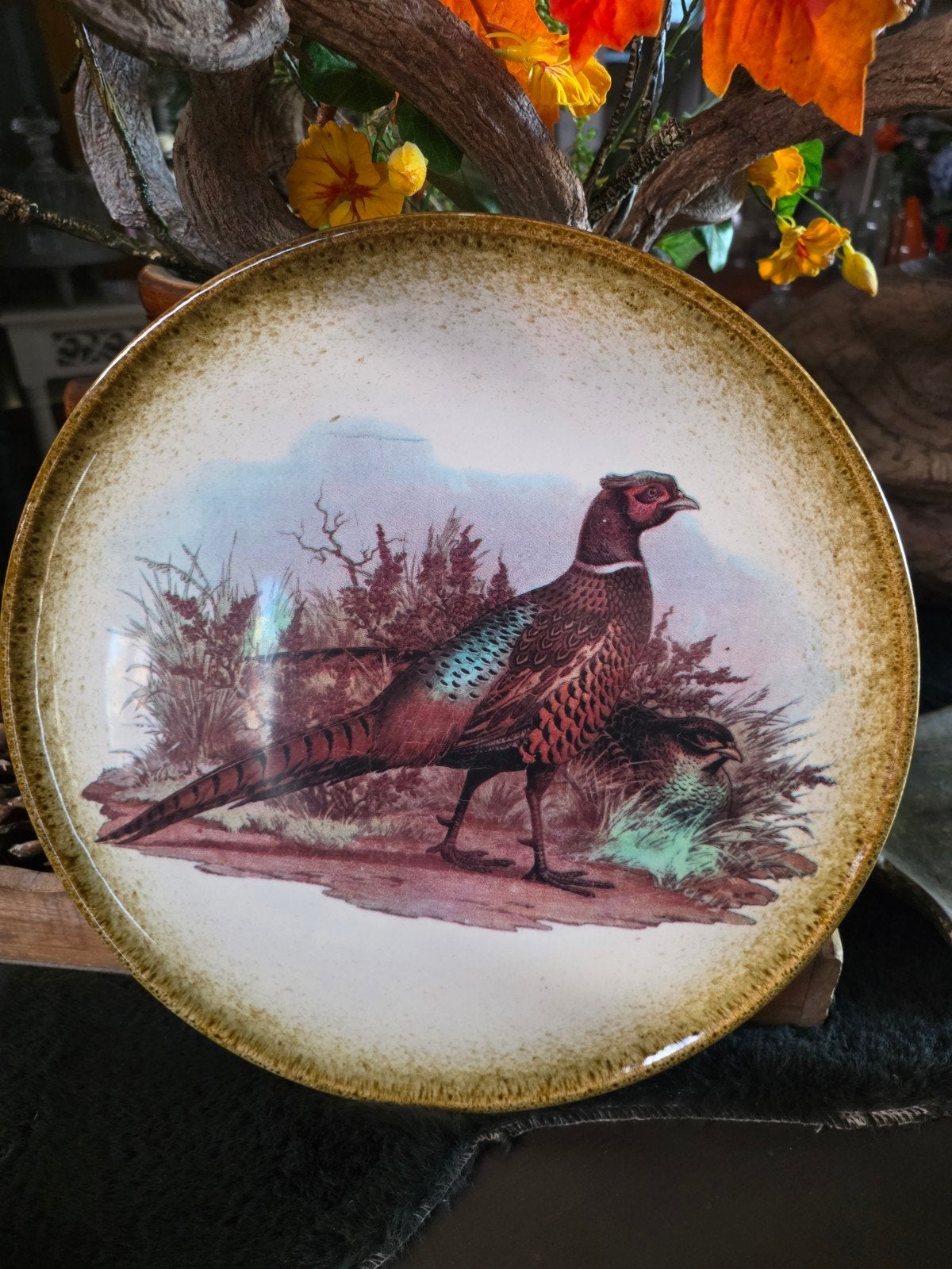 vintage Italiaanse bord van keramiek, Antiek en Kunst, Ophalen of Verzenden