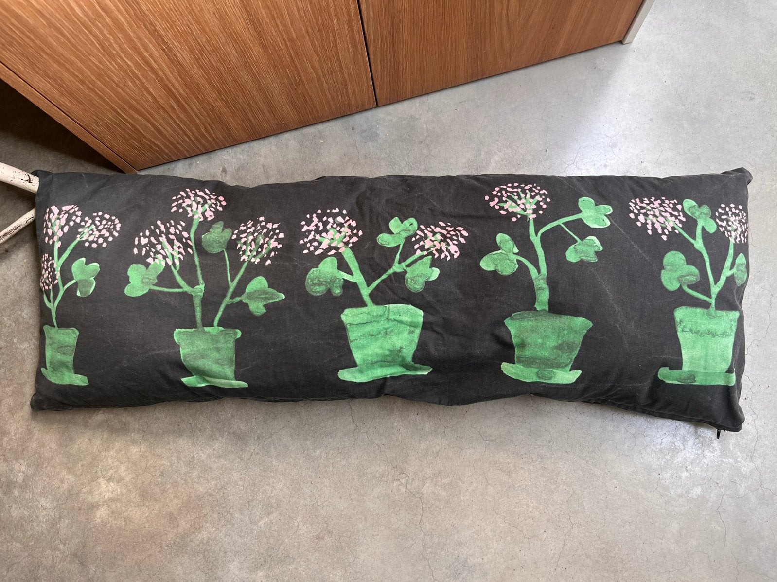Lang kussen 110-45 cm, Ophalen, Zo goed als nieuw, Wit
