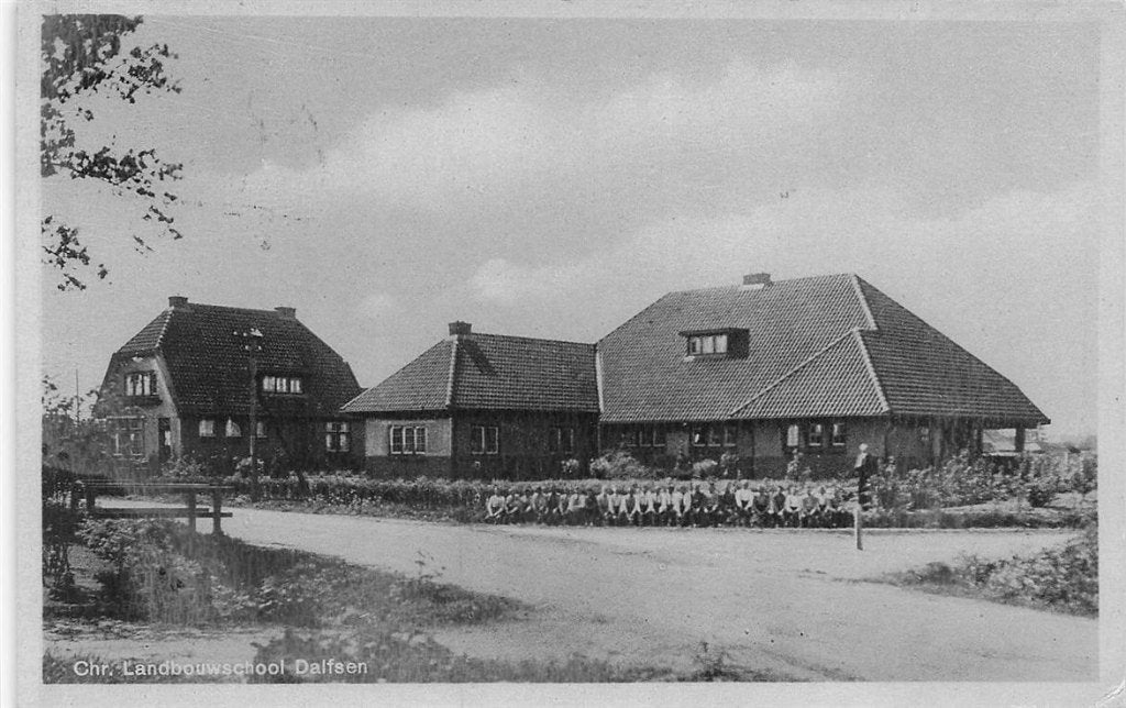 702-101-039 Chr Landbouwschool Dalfsen, Verzamelen, Verzenden, Voor 1920, Overijssel