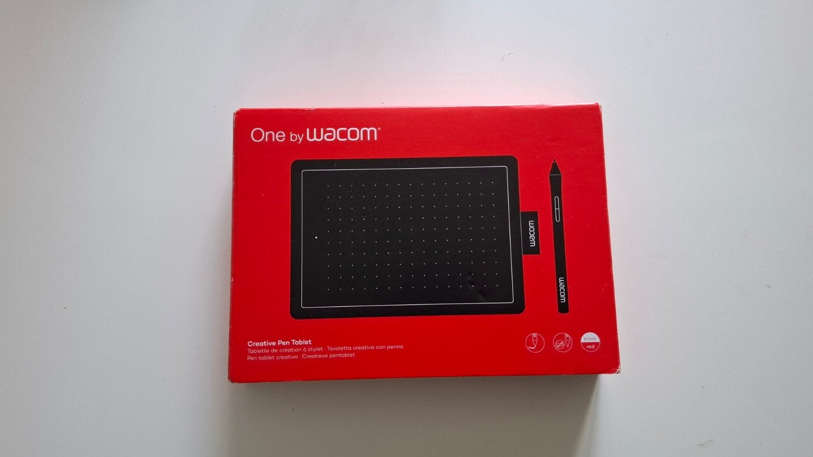 Wacom One tekentablet, Computers en Software, Ophalen of Verzenden, Zo goed als nieuw, Bedraad, Wacom