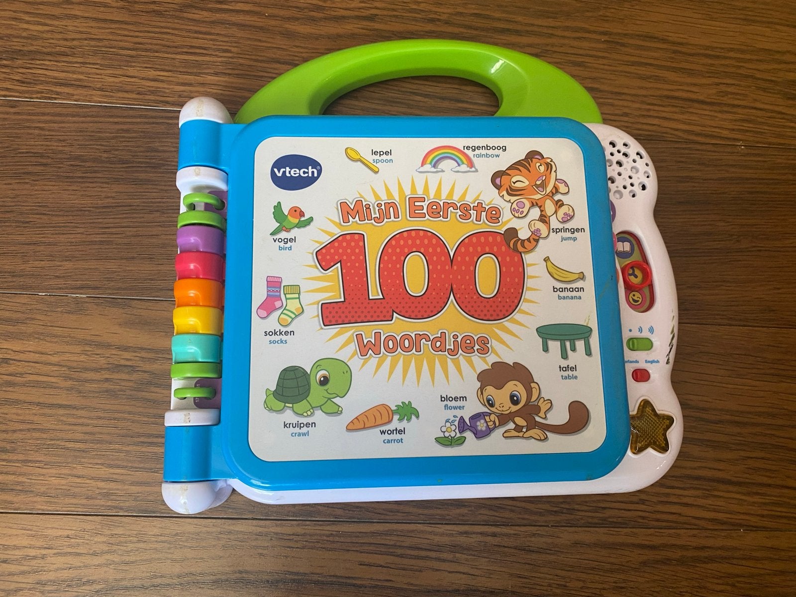 VTech Mijn Eerste 100 Woordjes Boek - Interactief Speelgoed, Ophalen, Zo goed als nieuw, Overige typen, Met geluid