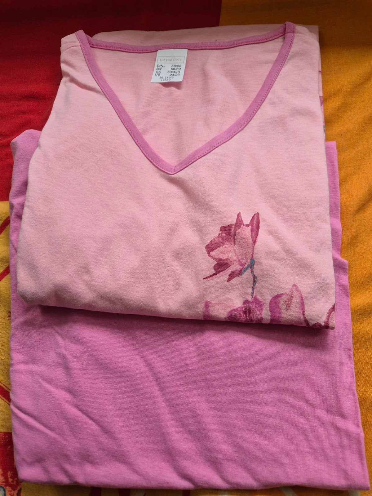 Comfortabele pyjamaset met bloemenprint, HARMONY, Ophalen of Verzenden, Nieuw, Maat 46/48 (XL) of groter