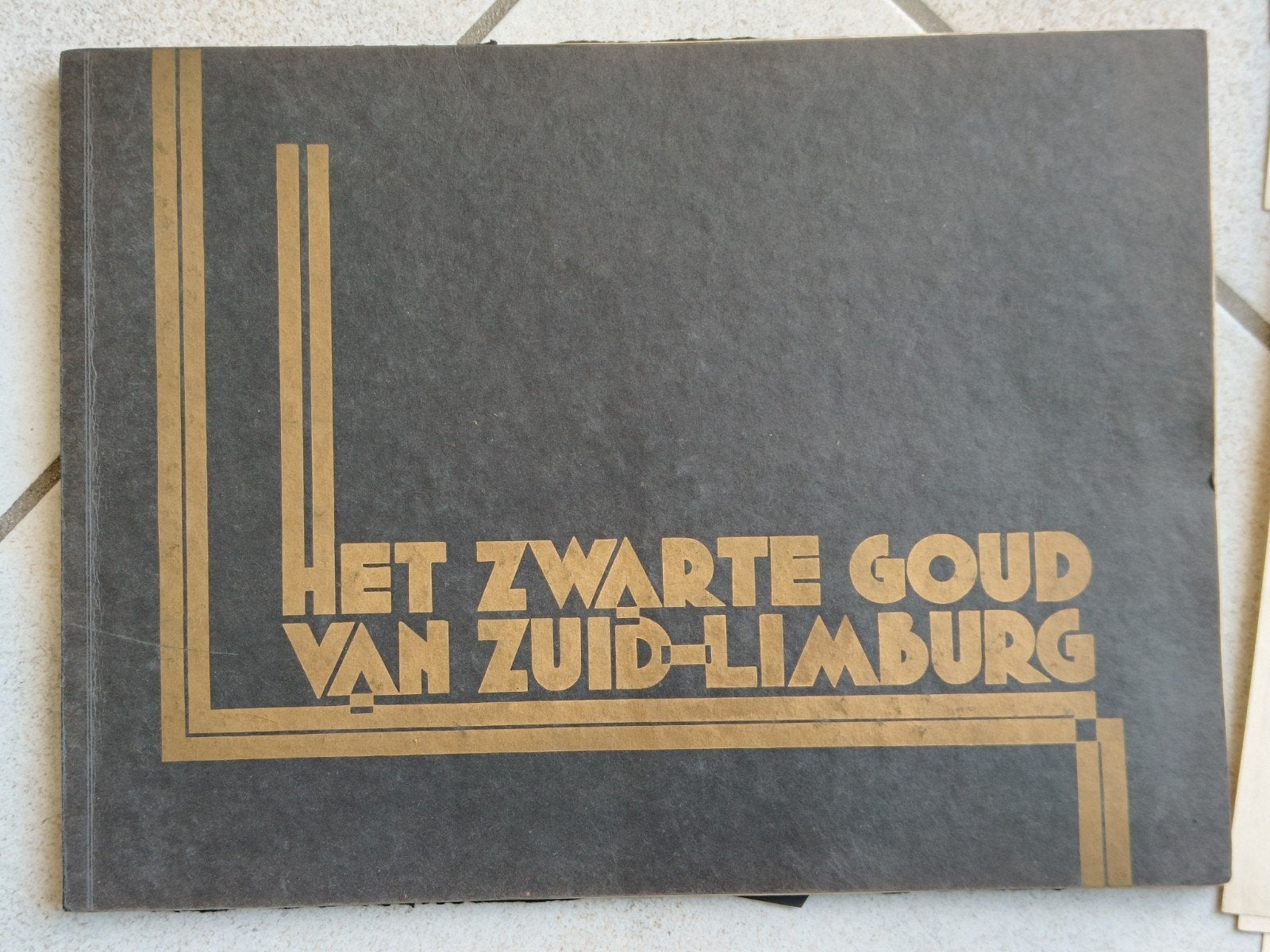 1931, MIJNEN, STEENKOOL, LEERMIDDELEN, PLATEN, ZUID-LIMBURG., Antiek en Kunst, Ophalen of Verzenden