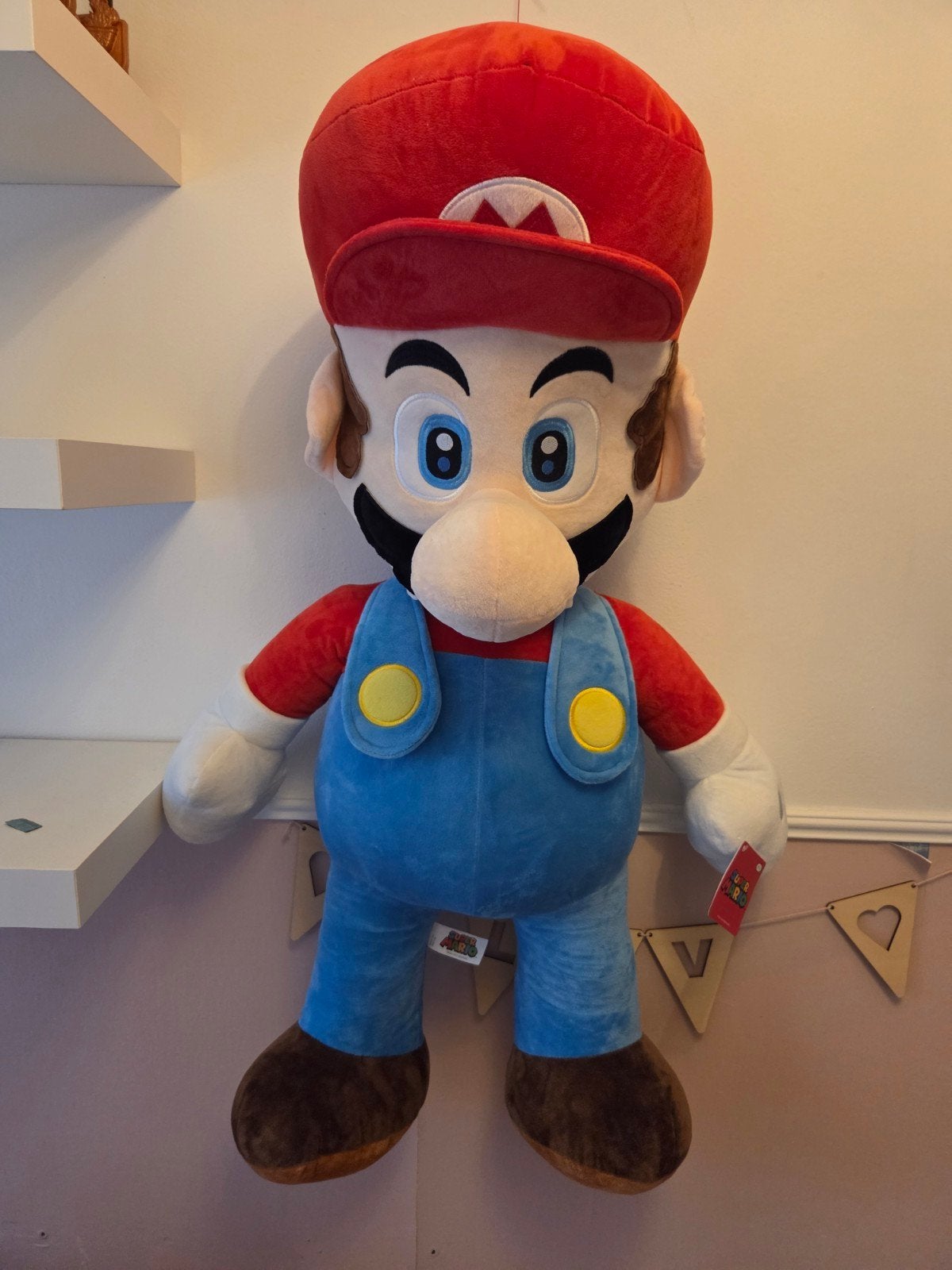 Grote Super Mario Knuffel - Nieuw met label, Overige typen, Ophalen of Verzenden, Nintendo, Groot (groter dan 80 cm)