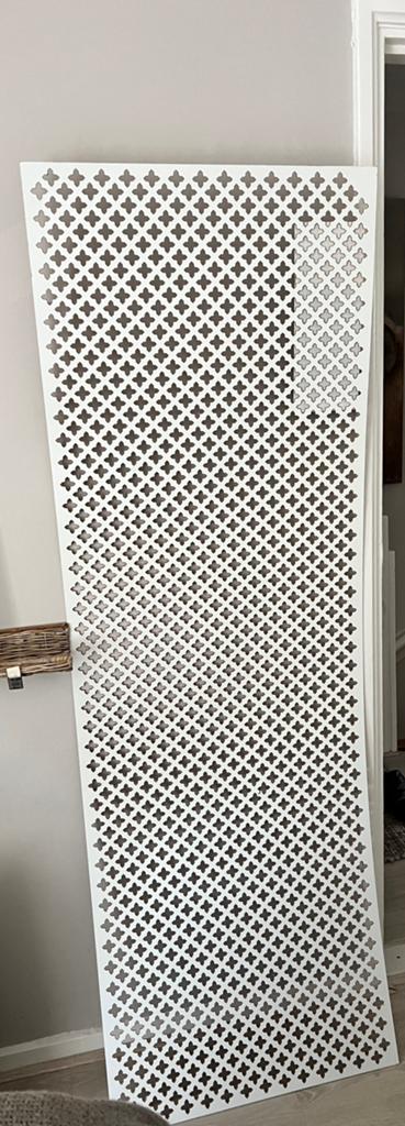 Nieuwe decoratie plaat, Cando Cyprus voor radiator ombouw, Doe-het-zelf en Verbouw, Verwarming en Radiatoren, Ophalen, Nieuw, Radiator
