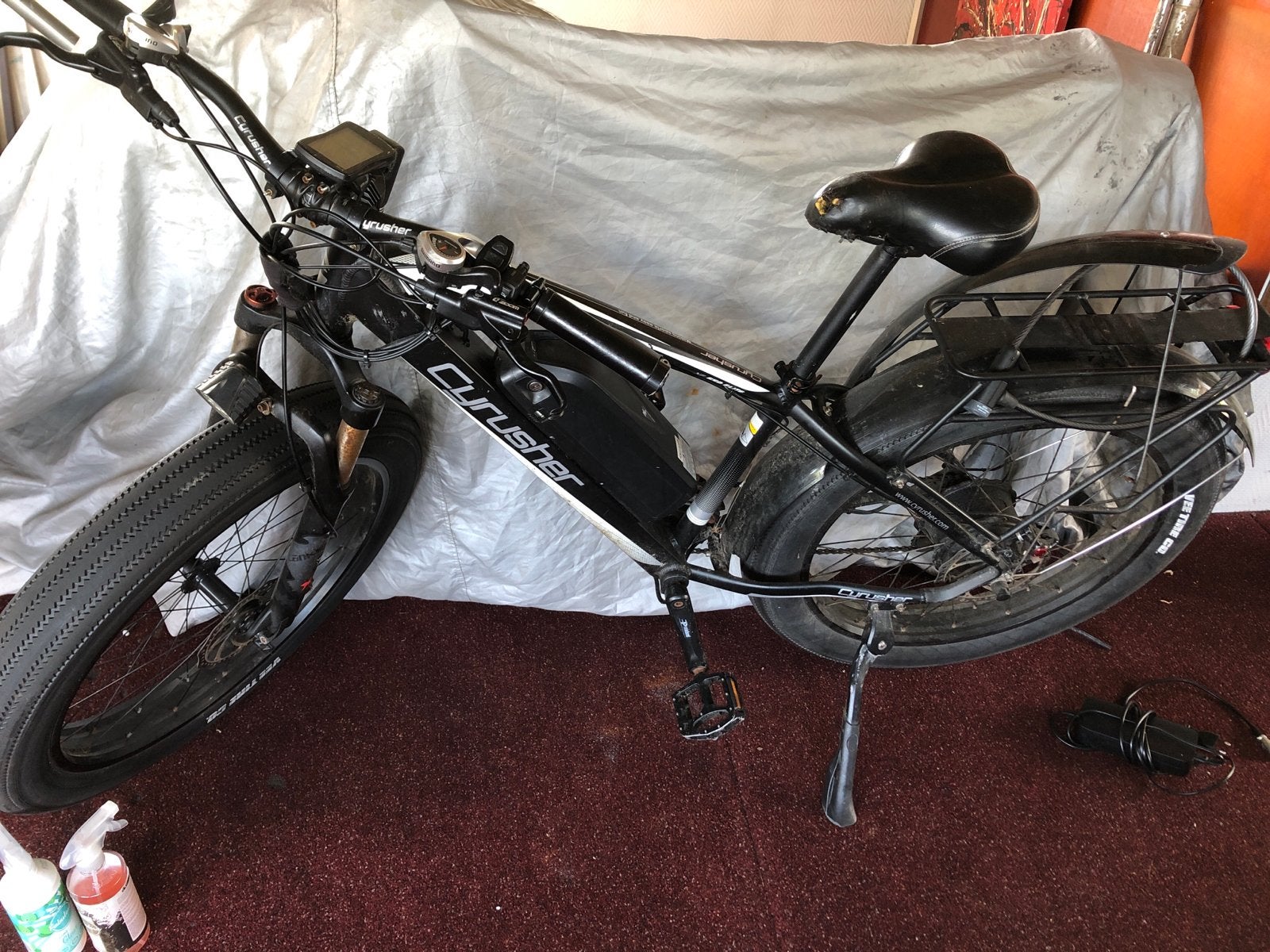 Crusher elektrische fatbike met dikke banden, Gebruikt, 50 km per accu of meer, 55 tot 59 cm, Ophalen