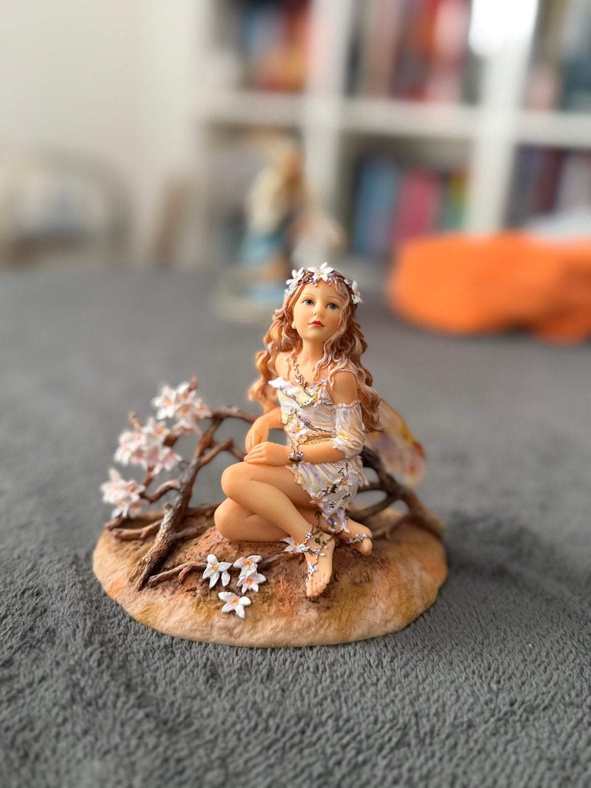 Cristine Haworth White Winter Jasmine Faerie Beeldje, Ophalen, Zo goed als nieuw, Fantasy
