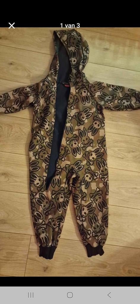 IELM Speelpak Camouflage Konijn Skull Maat 110, Ophalen of Verzenden, Gebruikt, IELM, Jongen of Meisje