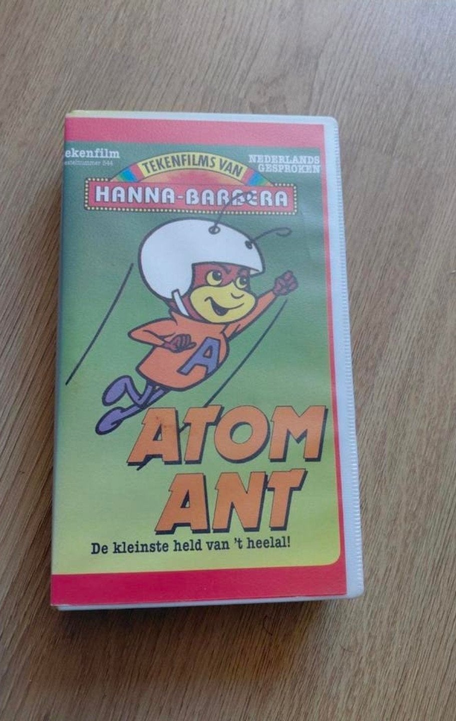 Hanna Barbera Atom Ant videoband., Cd's en Dvd's, VHS | Kinderen en Jeugd, Gebruikt, Tekenfilm, Alle leeftijden, Ophalen of Verzenden