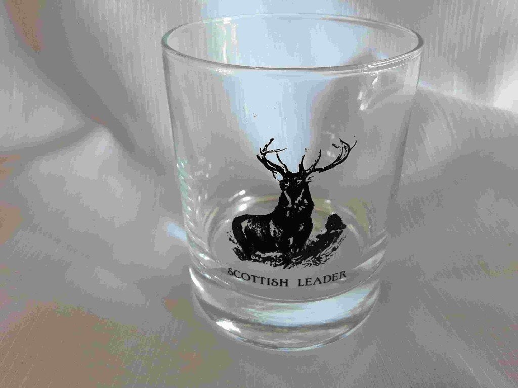 SCOTTISH LEADER whisky glas, Ophalen of Verzenden, Zo goed als nieuw, Overige typen