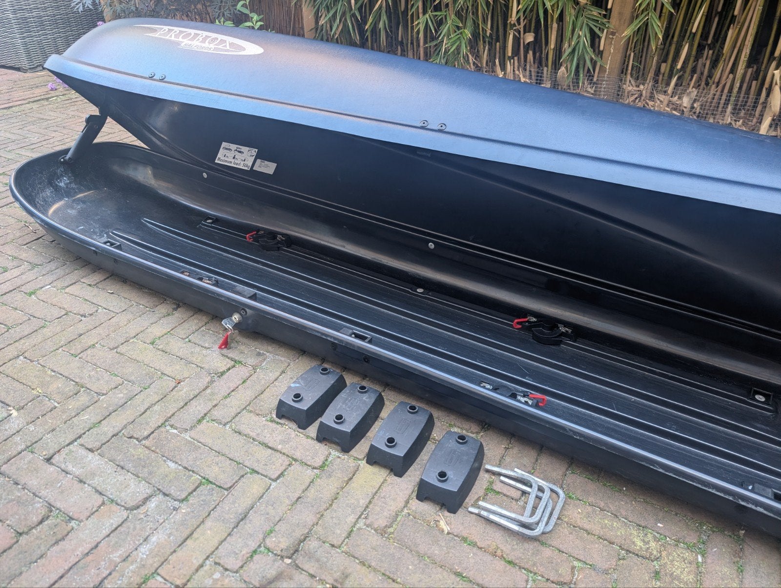 Hapro Probox 325 Dakkoffer - 225x50x38cm, Auto diversen, Dakkoffers, Ophalen, Gebruikt