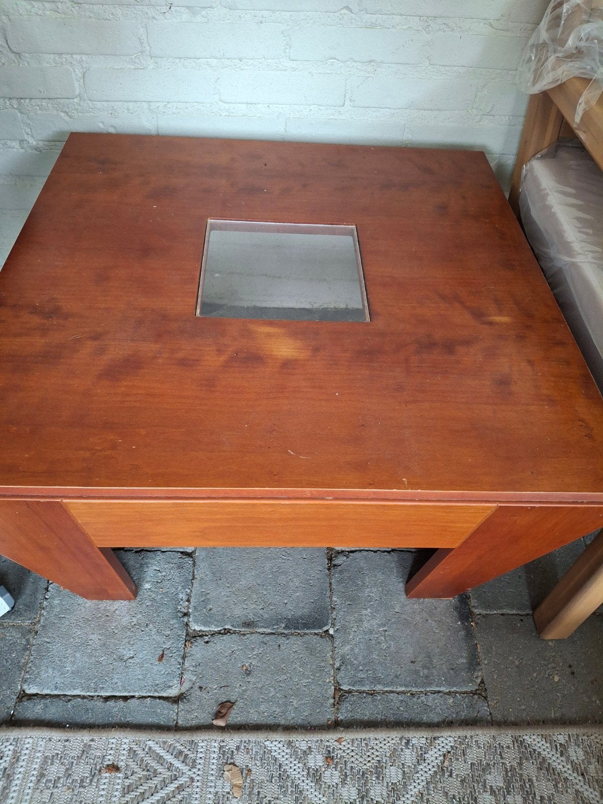 Salontafel., Gebruikt, 50 tot 100 cm, Vierkant, 50 tot 100 cm