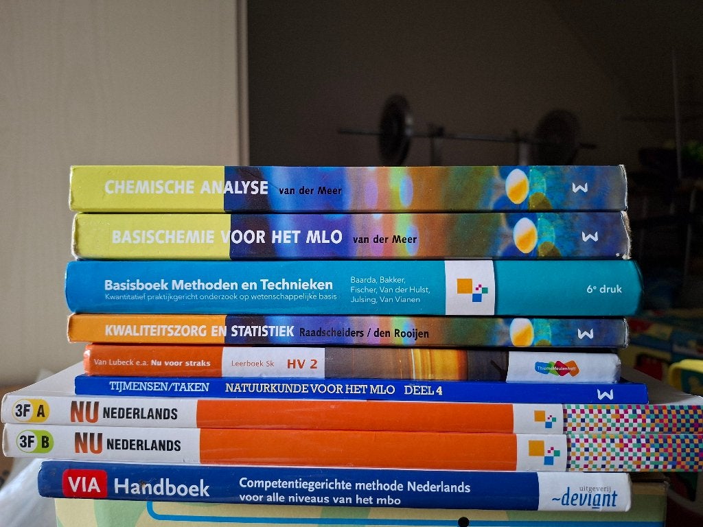 Studieboeken MBO 4 Chemisch fysisch analist, Boeken, Gelezen, Diverse auteurs, Ophalen of Verzenden, MBO