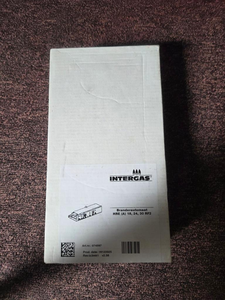 Intergas branderautomaat, Minder dan 30 cm, Cv-ketel of Combi-ketel, Nieuw, Minder dan 60 cm